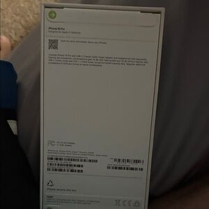 Apple iPhone 16 Pro Packaging in White